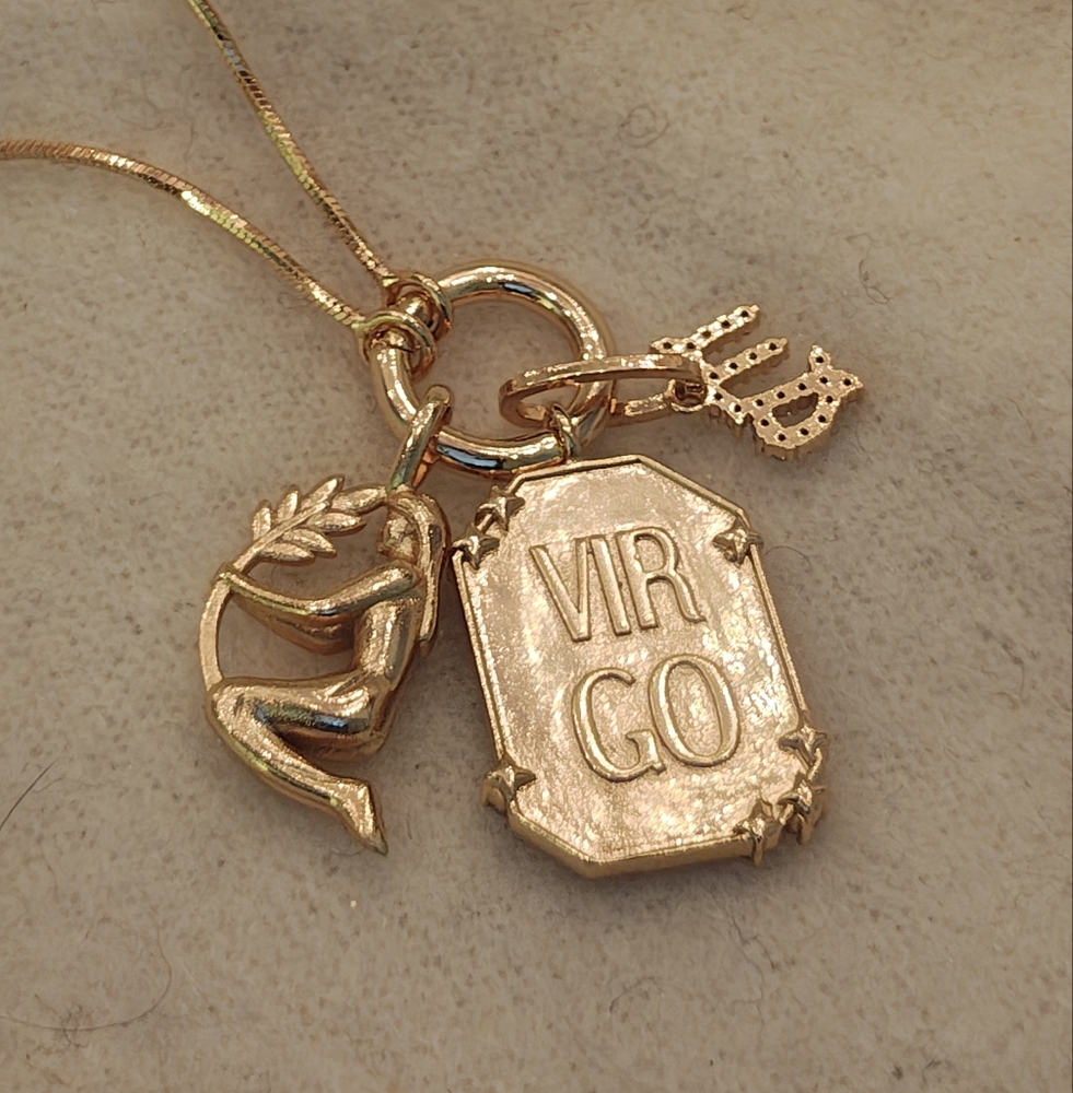 Anthropologie Virgo Charm Necklace - Picture 2 of 8